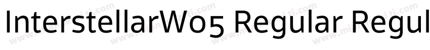 InterstellarW05 Regular Regular字体转换